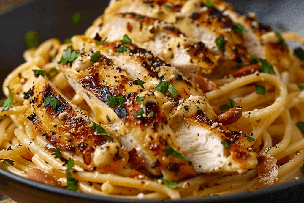 Monterey Chicken Spaghetti
