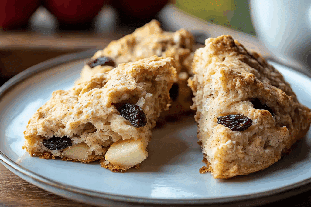 Apple Cinnamon Raisin Scones