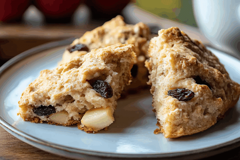 Apple Cinnamon Raisin Scones