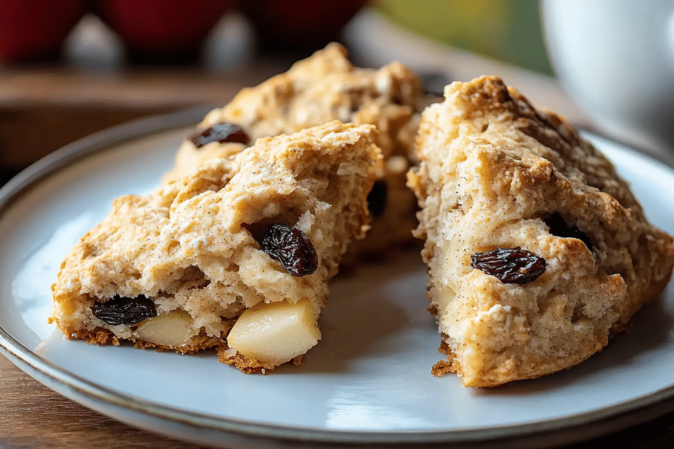 Apple Cinnamon Raisin Scones
