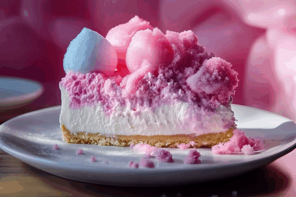 Cotton Candy Cheesecake