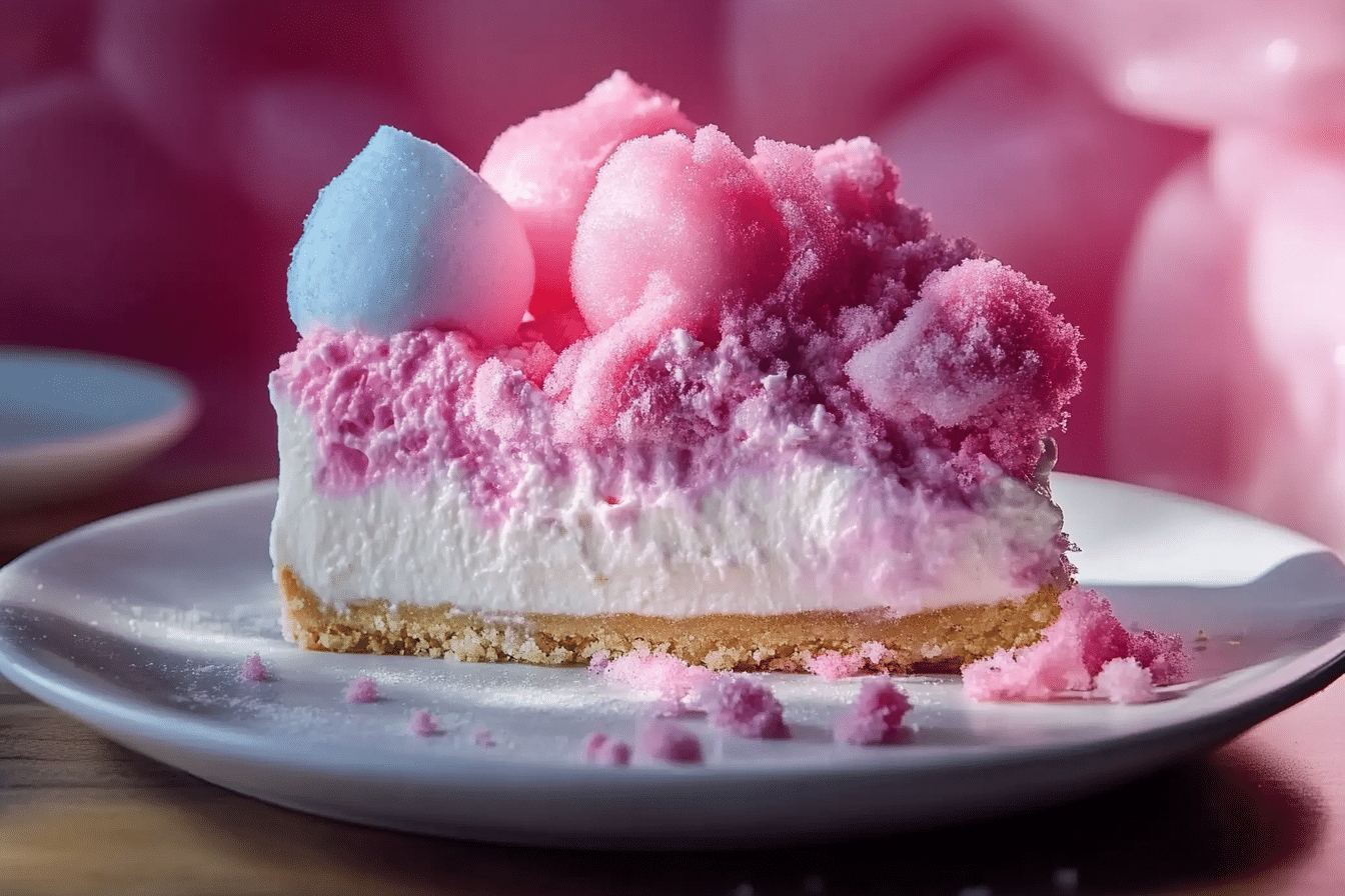 Cotton Candy Cheesecake