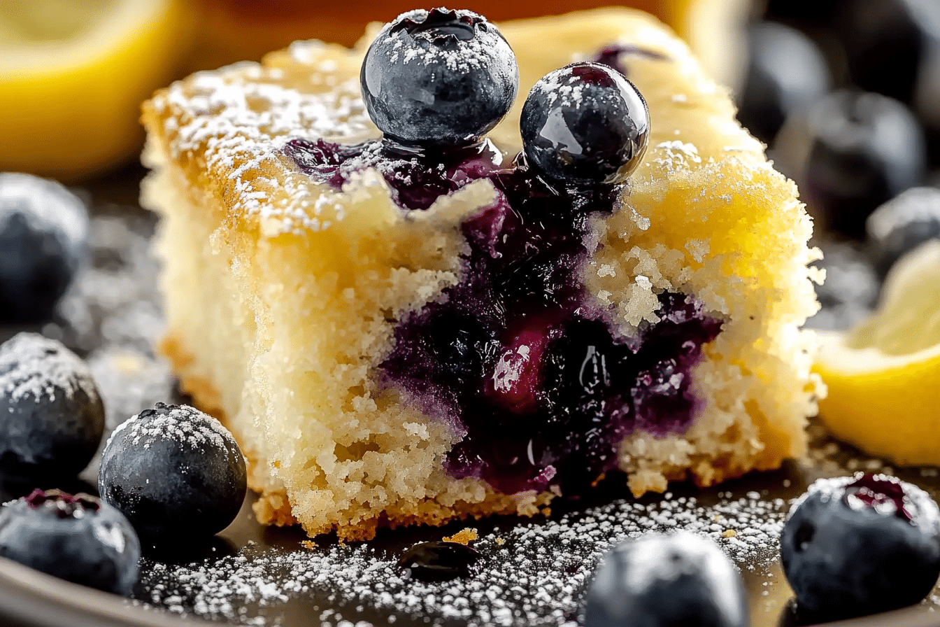 Lemon Blueberry Coffee Cake