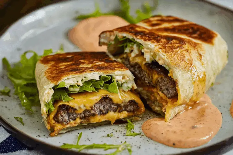 Air Fryer Cheeseburger Wraps Crispy Melty Burger-Inspired Wraps