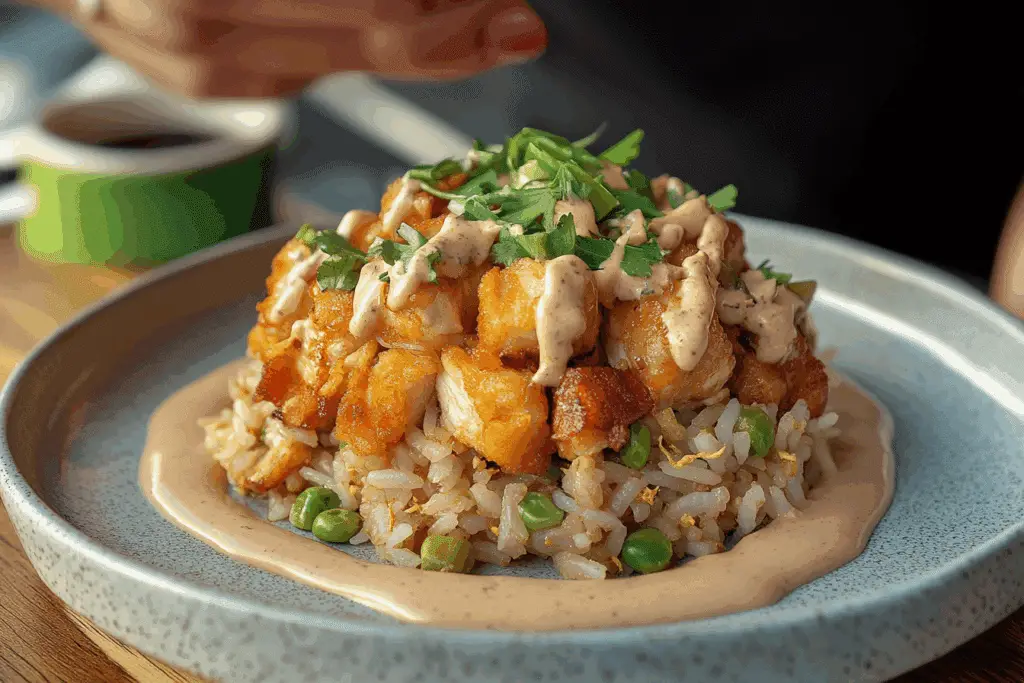 Bang Bang Chicken Fried Rice