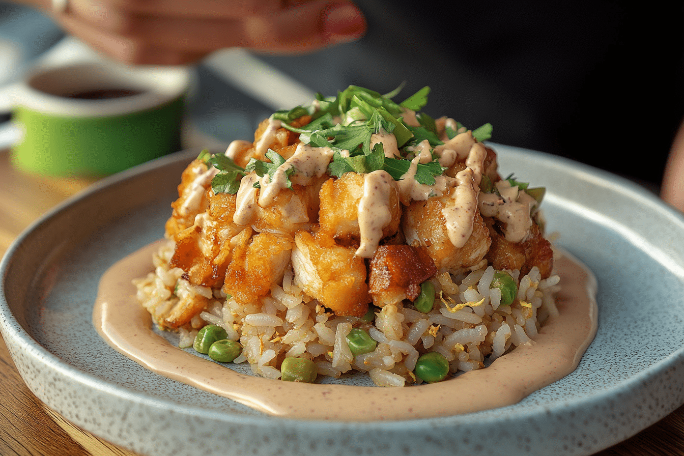 Bang Bang Chicken Fried Rice