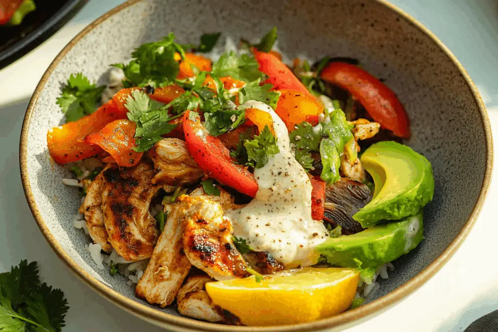 Chipotle Chicken Fajita Bowls