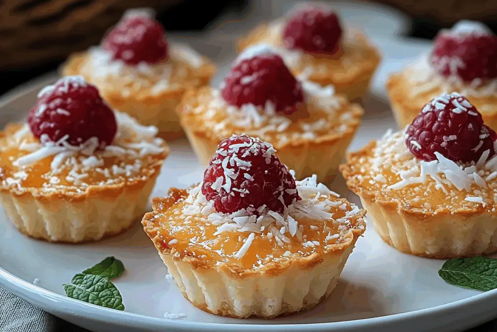 Coconut & Condensed Milk Tarts No Bake