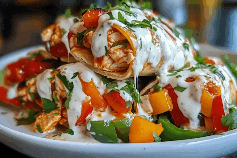 Crispy Chicken Bell Pepper Ranch Burritos