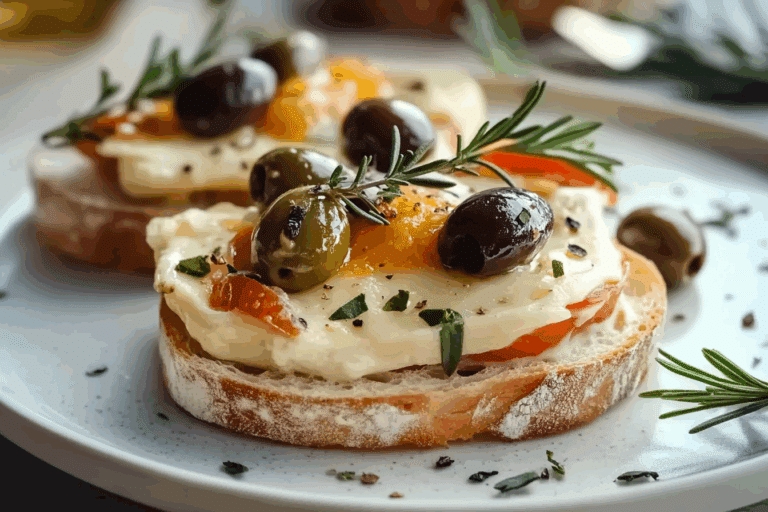 Olive Cheese Melts