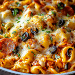 Supreme Pizza Tortellini Bake