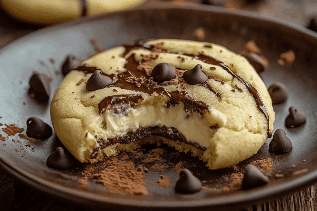 Cheesecake-Filled Chocolate Chip Cookies