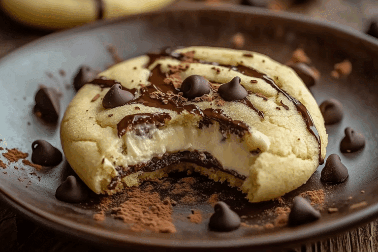 Cheesecake-Filled Chocolate Chip Cookies