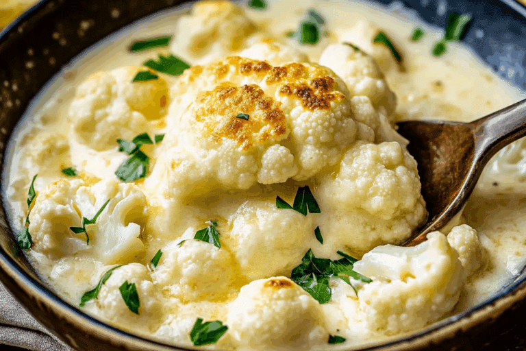 Easy Cauliflower Cheese