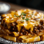 Cheesy Sloppy Cheeseburger Pasta