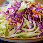 Easy Crunchy Asian Cabbage Slaw with Addictive Sesame Dressing