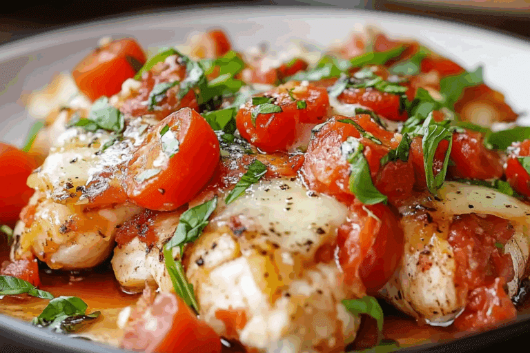 Bruschetta Chicken Bake