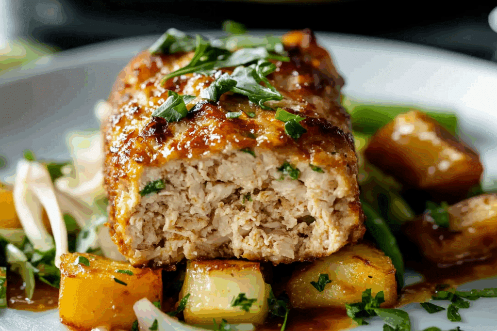 Healthy Ground Chicken Meatloaf