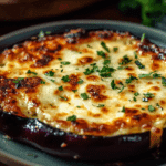 Cheesy Baked Eggplant Parmesan