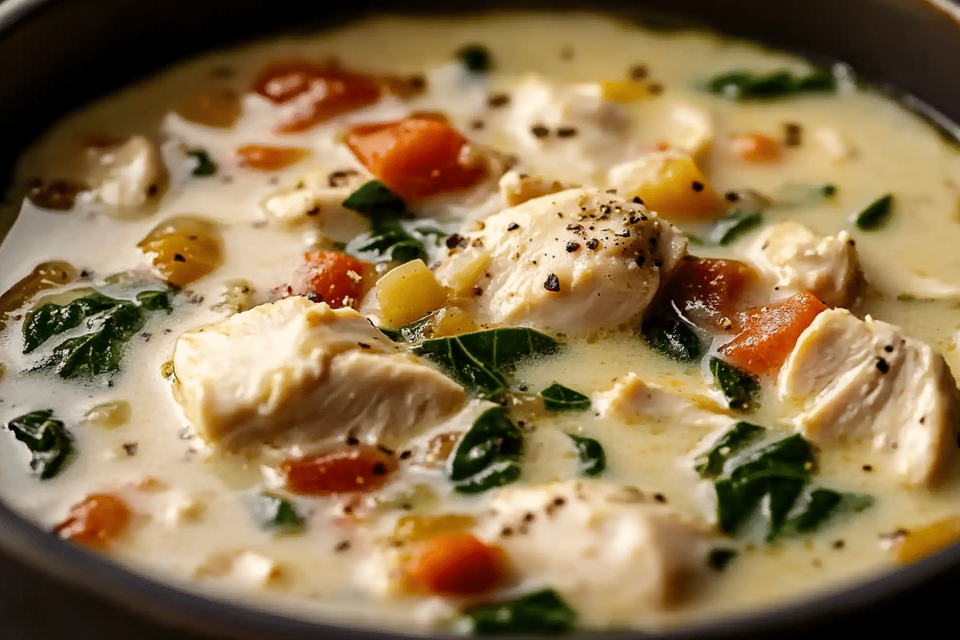 Creamy Tuscan Chicken Soup