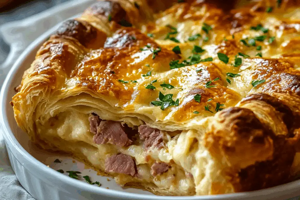 Reuben Crescent Bake