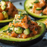 Salmon-Stuffed Avocados