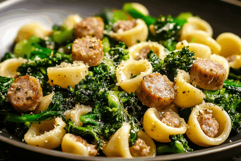 Orecchiette with Sausage and Broccoli Rabe