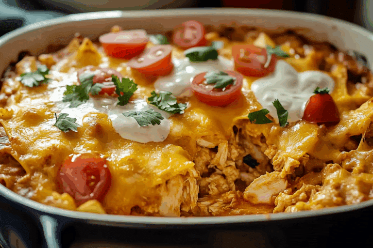 Chicken Nacho Casserole