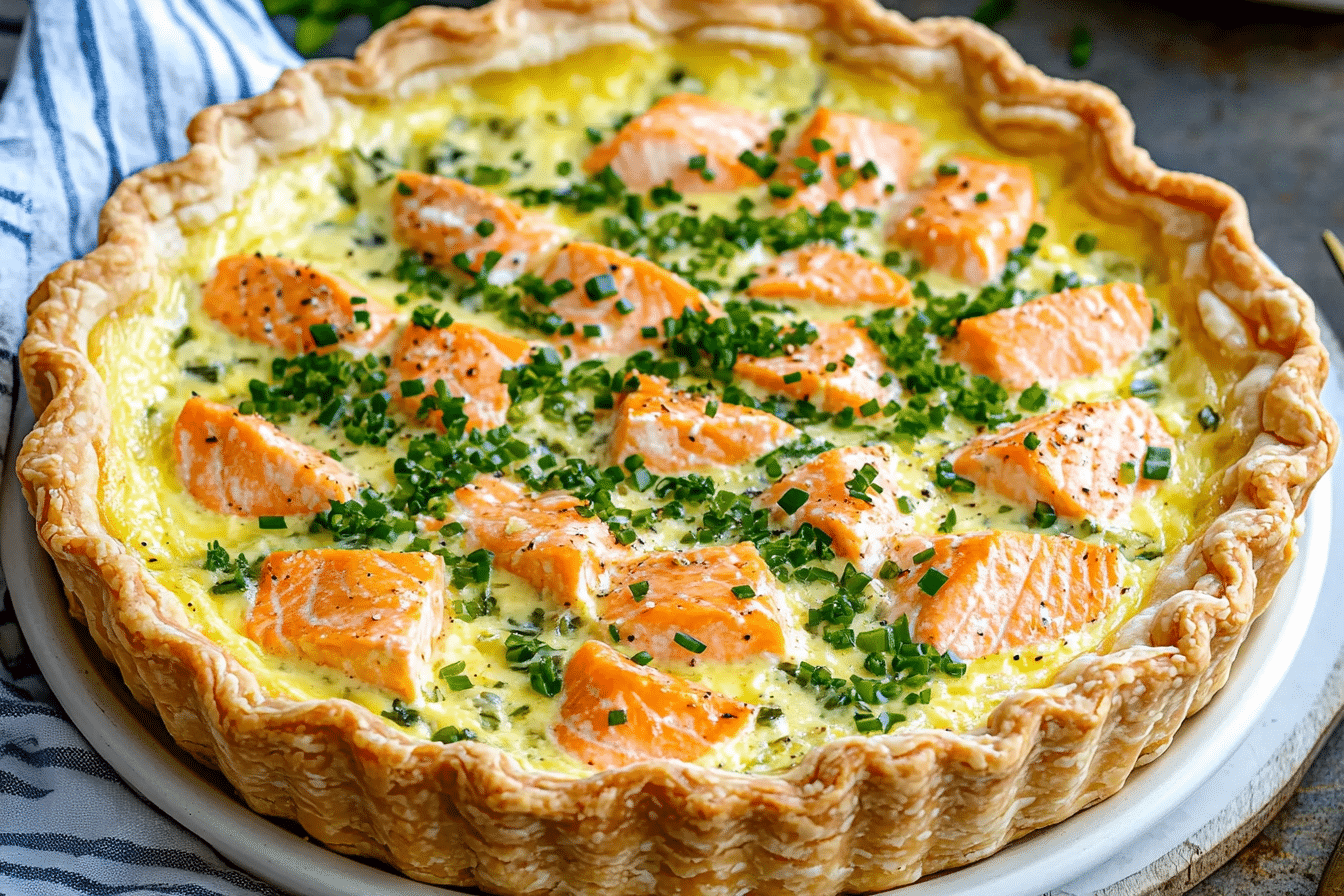 Salmon Quiche