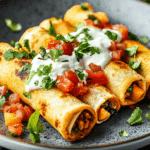 Cheesy Chicken Taquitos