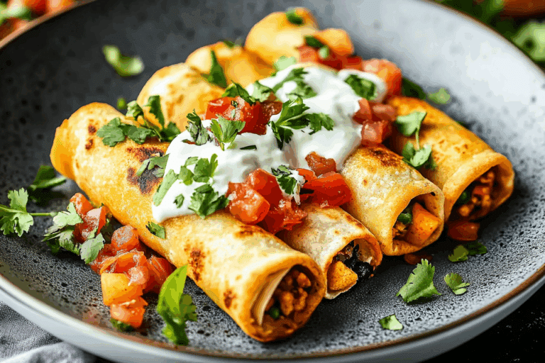 Cheesy Chicken Taquitos