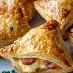 Salami & Cheese Pastry Pockets