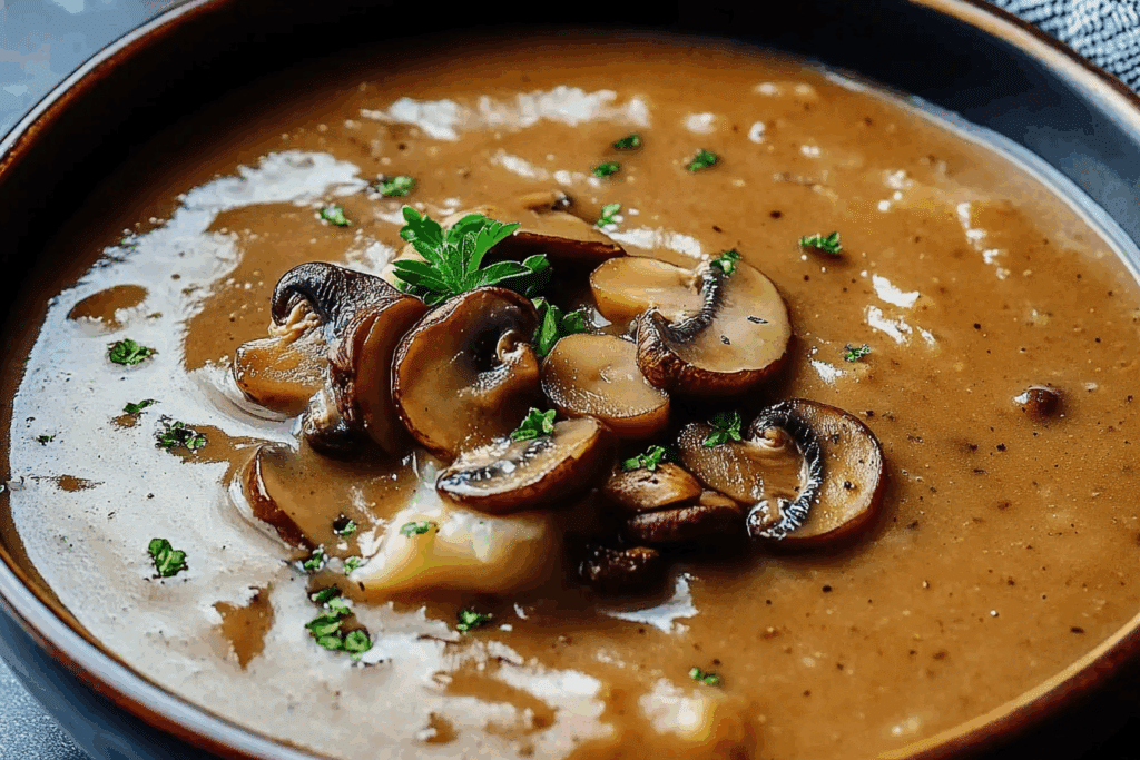 Easy Vegan Mushroom Gravy