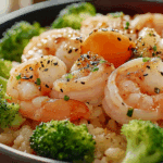 One-Pot Garlicky Shrimp & Broccoli