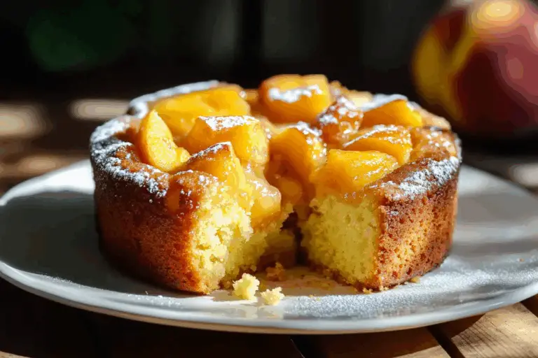 Peach Cobbler Pound Cake