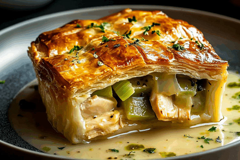 Chicken and Leek Pie