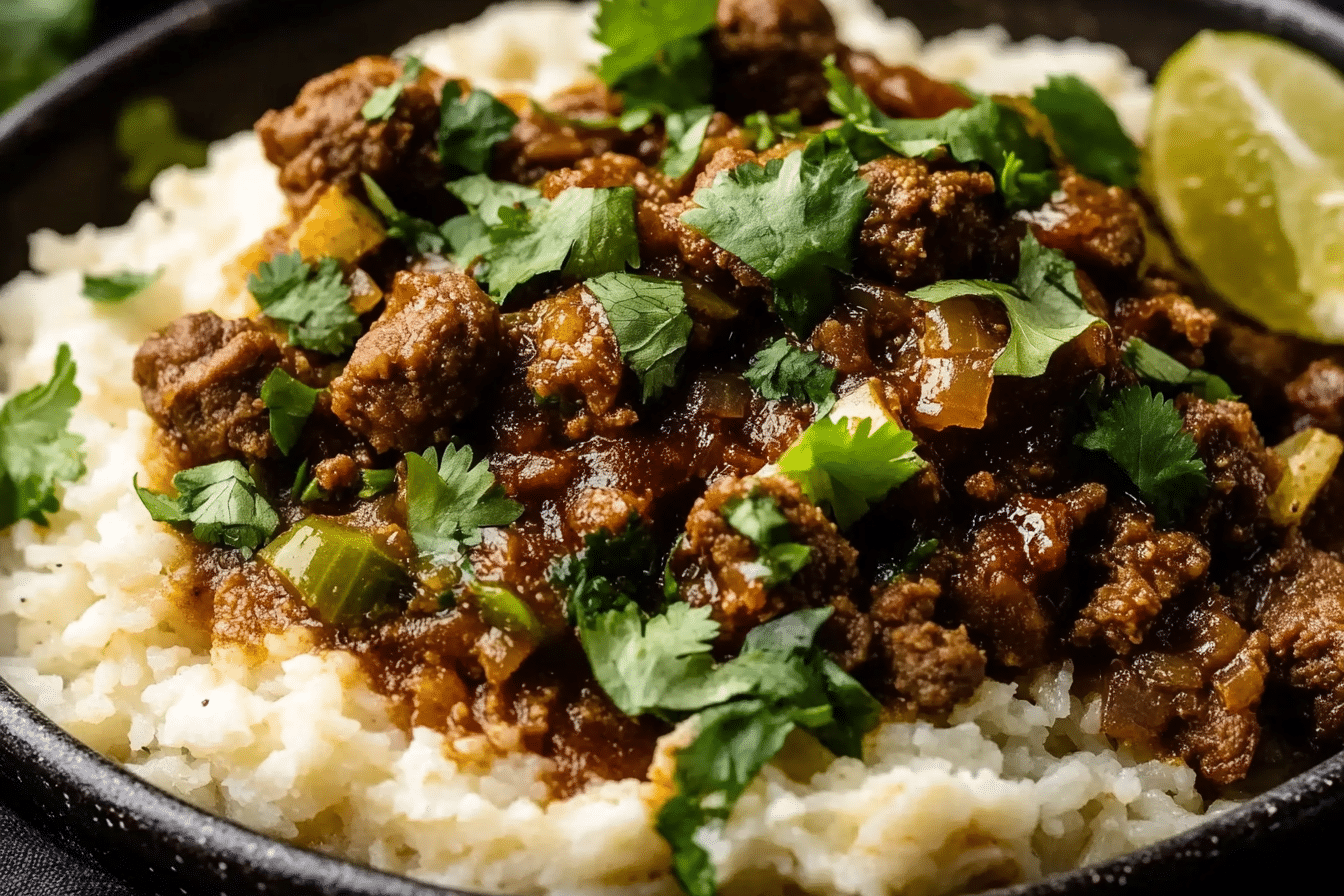 Qeema (Ground Beef Curry)