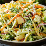 Creamy Crunchy Broccoli Apple Slaw