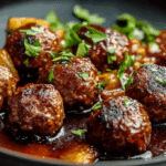 Bison Meatballs