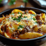 Beef Stuffed Shells with Ricotta