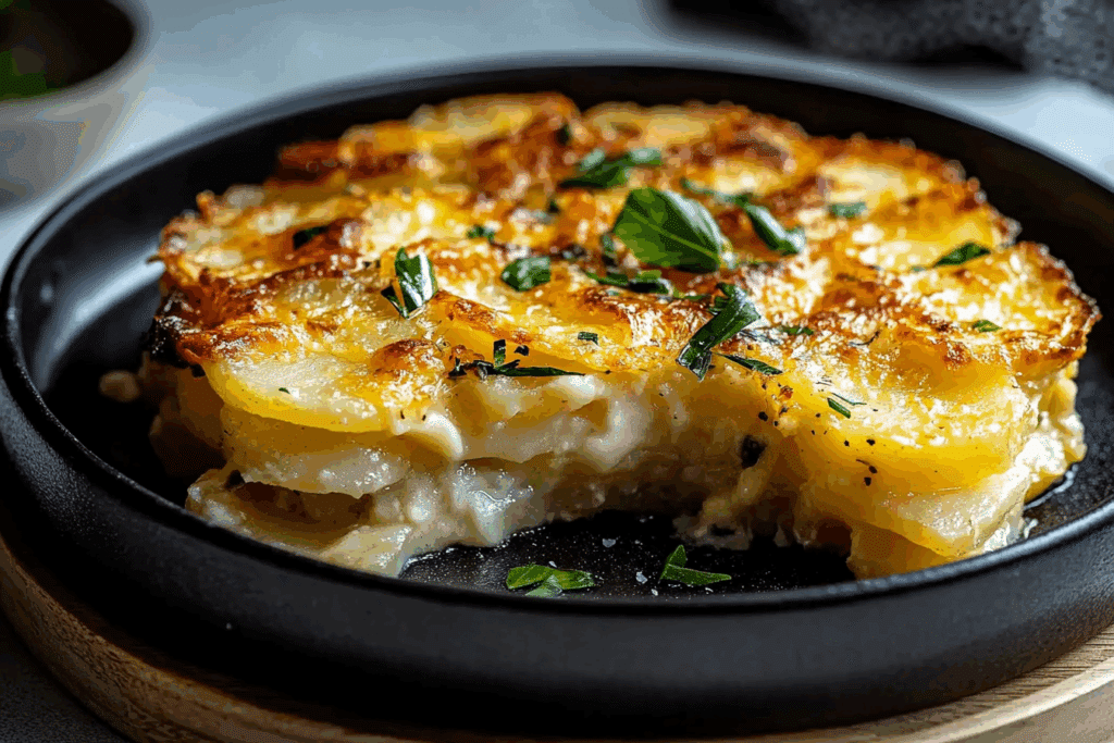 Potato-Rutabaga Gratin with Gruyère