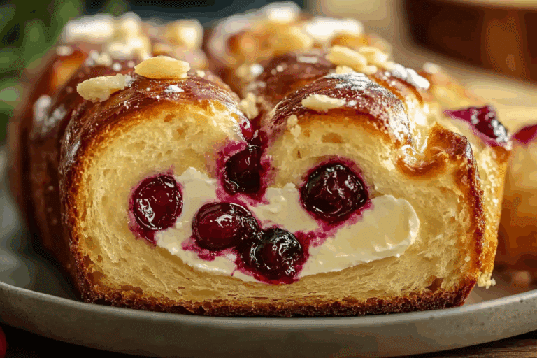 Cranberry Cream Cheese Swirl Bread