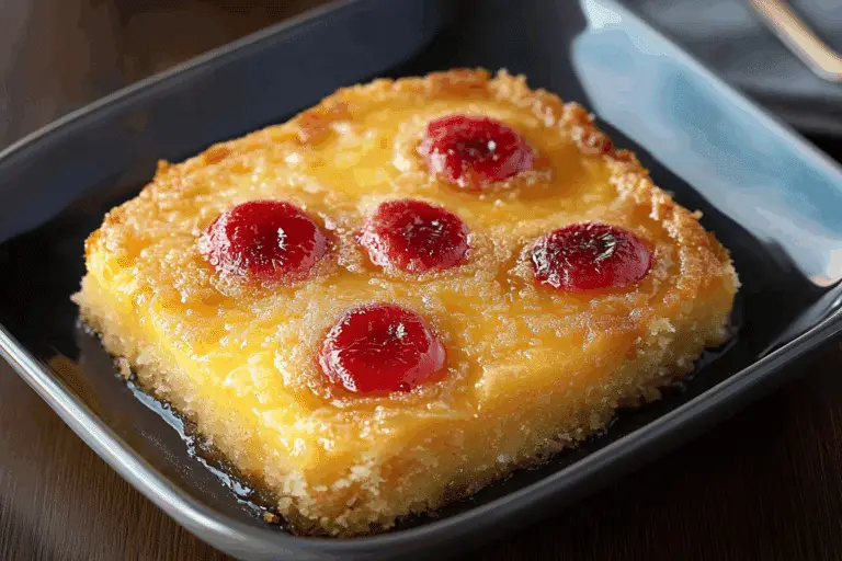 Pineapple Upside Down Dump Cake