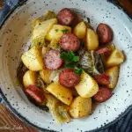 Slow Cooker Cabbage Potatoes & Smoked Sausage