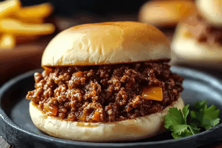 Steakhouse Burger Sloppy Joes
