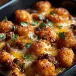Tater Tot Sausage Breakfast Casserole
