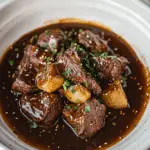 Tender Slow Cooker Honey Garlic Steak Bites