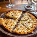 Air Fryer Cheesy Tortilla Garlic Bread