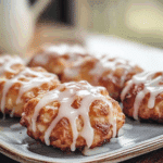 Baked Apple Fritters with Glaze