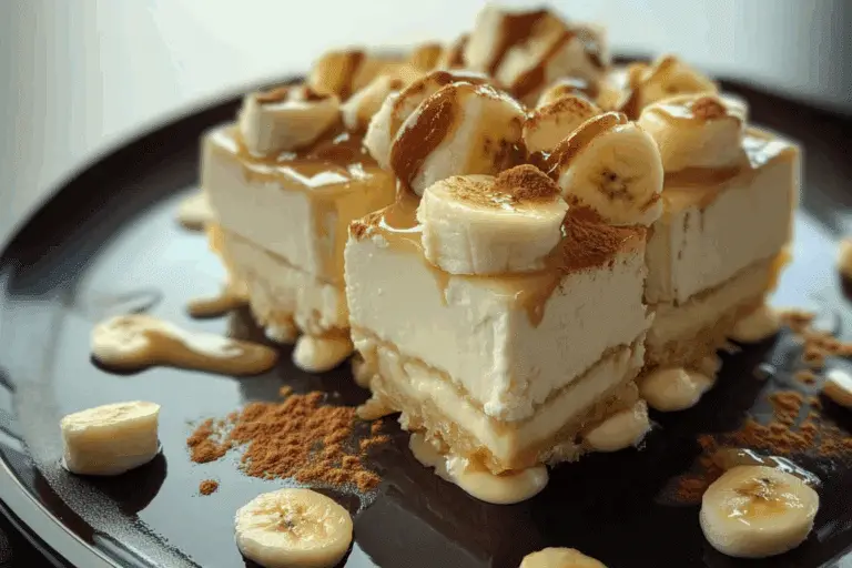 Banana Pudding Cheesecake Squares